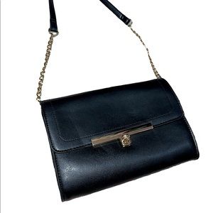 Black and Gold Chain Purse